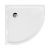 Mexen Flat Slim 80x80/90x90 íves lapos akril zuhanytálca, 5 cm magas