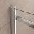 BELVER DUO 120x90 aszimmetrikus szögletes tolóajtós zuhanykabin 8 mm vastag vízlepergető biztonsági üveggel, krómozott elemekkel, 195 cm magas