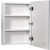 DECOR 55 cm széles soft close fali fürdőszobai tükrösszekrény, MDF polcokkal